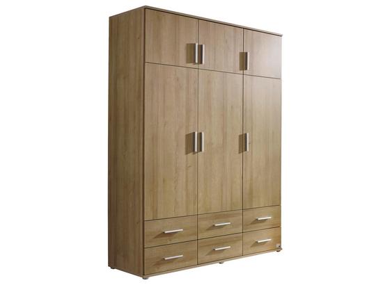 Drehtürenschrank Kemi 136 cm Eiche Riviera - Eichefarben, MODERN, Holzwerkstoff (136/194/53cm) Drehtürenschrank Kemi 136 cm Eiche Riviera - Eichefarben, MODERN, Holzwerkstoff (136/194/53cm)