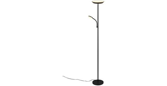 LED-Stehleuchte Rio - Schwarz, Basics, Kunststoff/Metall (25/178cm) - Luca Bessoni