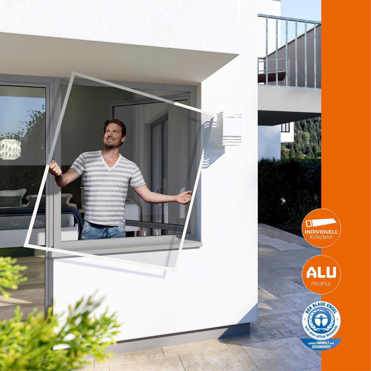 Fliegengitter Is Plus Fenster 140x150cm - Basics (140/150cm)