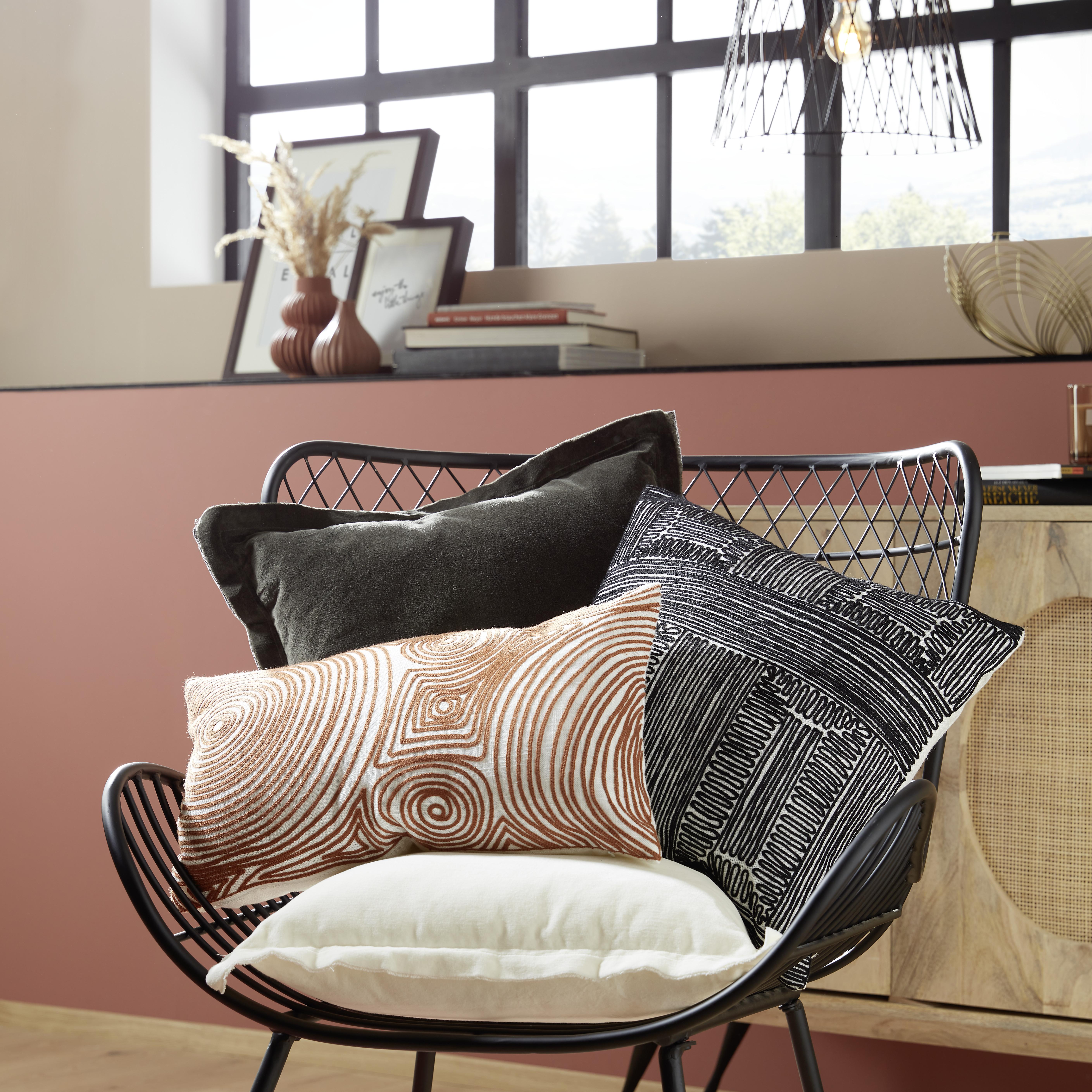 Dekorační Polštář Idir, 30/50cm - terra cotta/béžová, Lifestyle, textil (30/50cm) - Modern Living