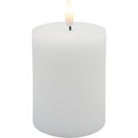 LED sviečka dotyk (on/off) - biela, plast/prírodné materiály (7,5cm) - Mömax