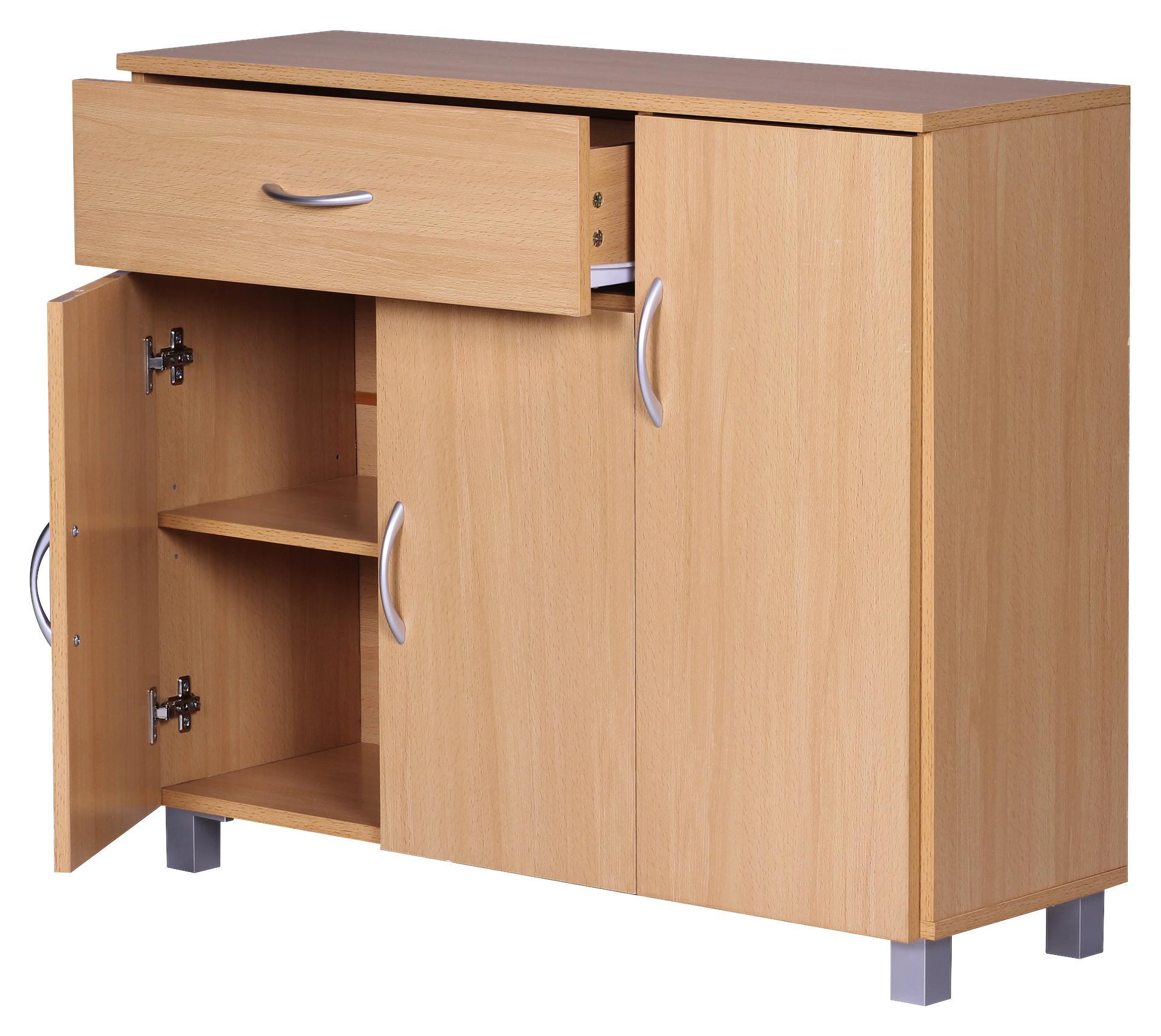 Sideboard mit drei Türen und einer Schublade