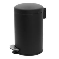 Nášľapný odpadkový kôš James, 12l - čierna, Konventionell, kov/plast (27/41,5/26cm) - Modern Living
