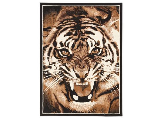 Webteppich Tiger - Braun, KONVENTIONELL, Textil (100/160cm) Webteppich Tiger - Braun, KONVENTIONELL, Textil (100/160cm)