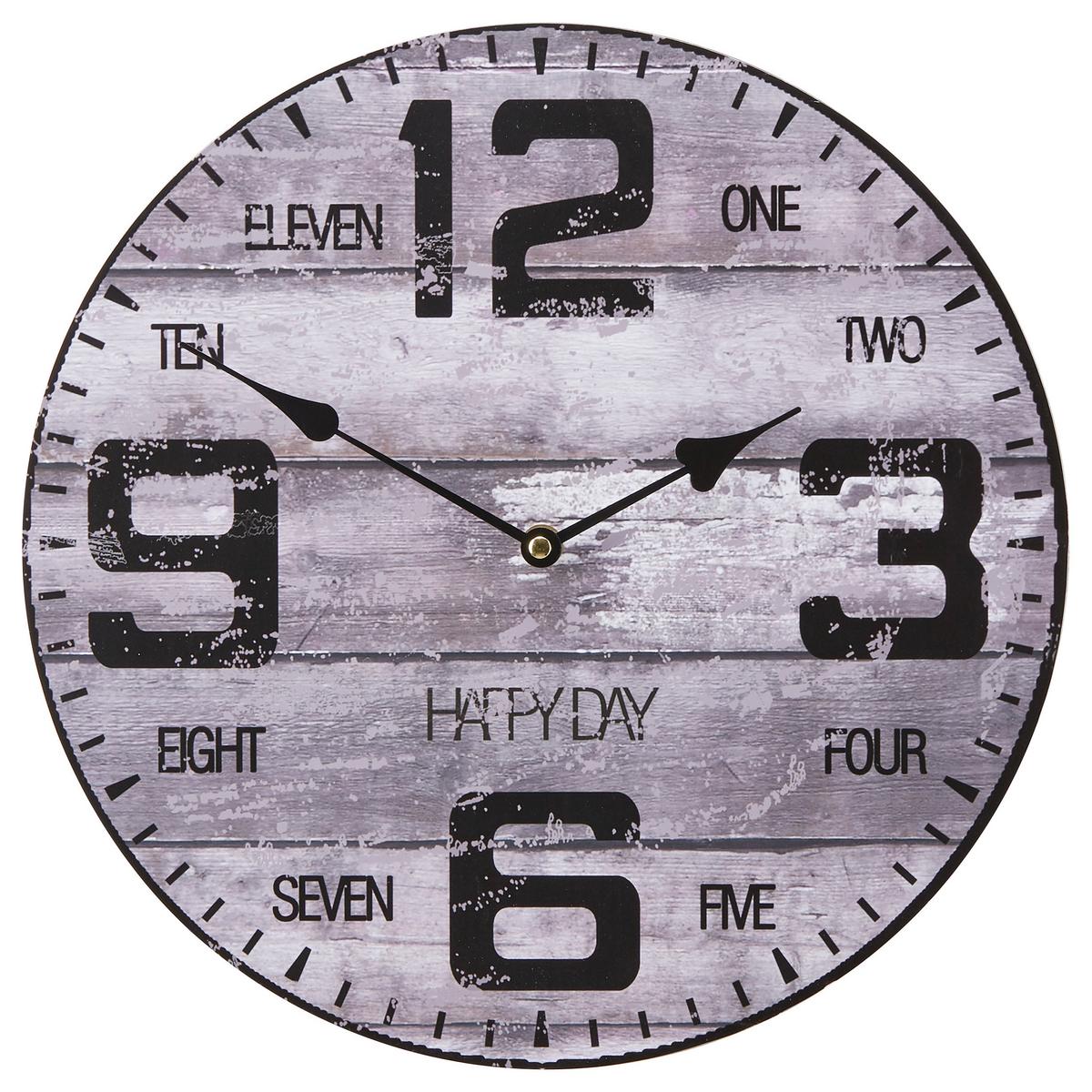 Wanduhr Alexandros Versch. Designs, D: 35 Cm - Multicolor, Basics, Papier/Holzwerkstoff (35cm) - Luca Bessoni