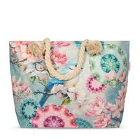 STRANDTASCHE ELDISA - Multicolor/Mintgrün, Basics, Textil (60/43cm)