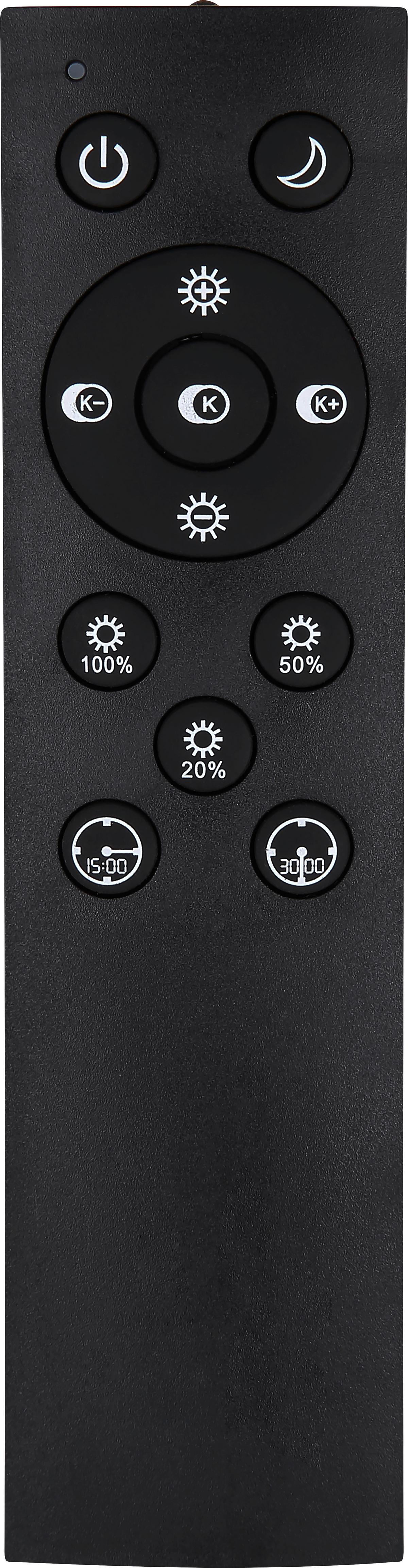 LED stropné svietidlo Bekka, max. 58 Watt - čierna/opálová, Modern, kov/plast (90/40/8cm) - Premium Living