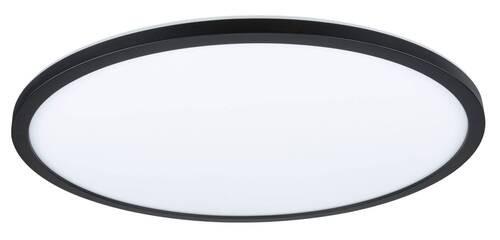 LED-Paneel Ø 42 cm dimmbar - Schwarz, Basics, Kunststoff (42/2,8cm) - Paulmann