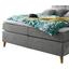 Boxspringbett mit Topper 180x200cm Missouri 1, Hellgrau - Hellgrau/Kieferfarben, KONVENTIONELL, Holzwerkstoff/Textil (180/200cm) - Carryhome Boxspringbett mit Topper 180x200cm Missouri 1, Hellgrau - Hellgrau/Kieferfarben, KONVENTIONELL, Holzwerkstoff/Textil (180/200cm) - Carryhome