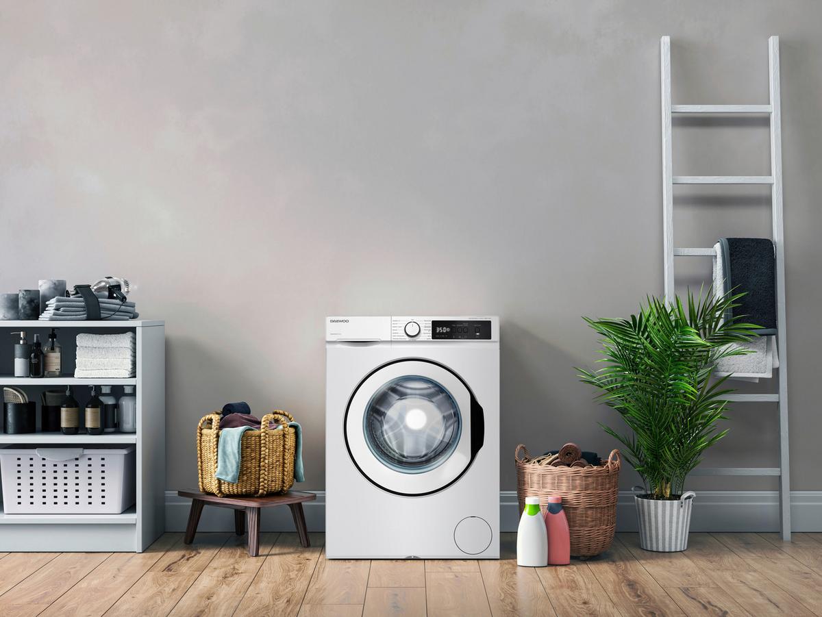 Waschmaschine 10843356 - Wm-Fb2694w1a-De - Weiß, Basics, Glas/Kunststoff (59,7/84,5/63,2cm) - Daewoo