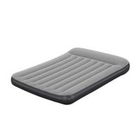 Luftbett Lisha 191x137x30 cm bis 300kg, inkl. Pumpe - Dunkelgrau/Schwarz, KONVENTIONELL, Kunststoff/Metall (191/137/30cm) - Bestway