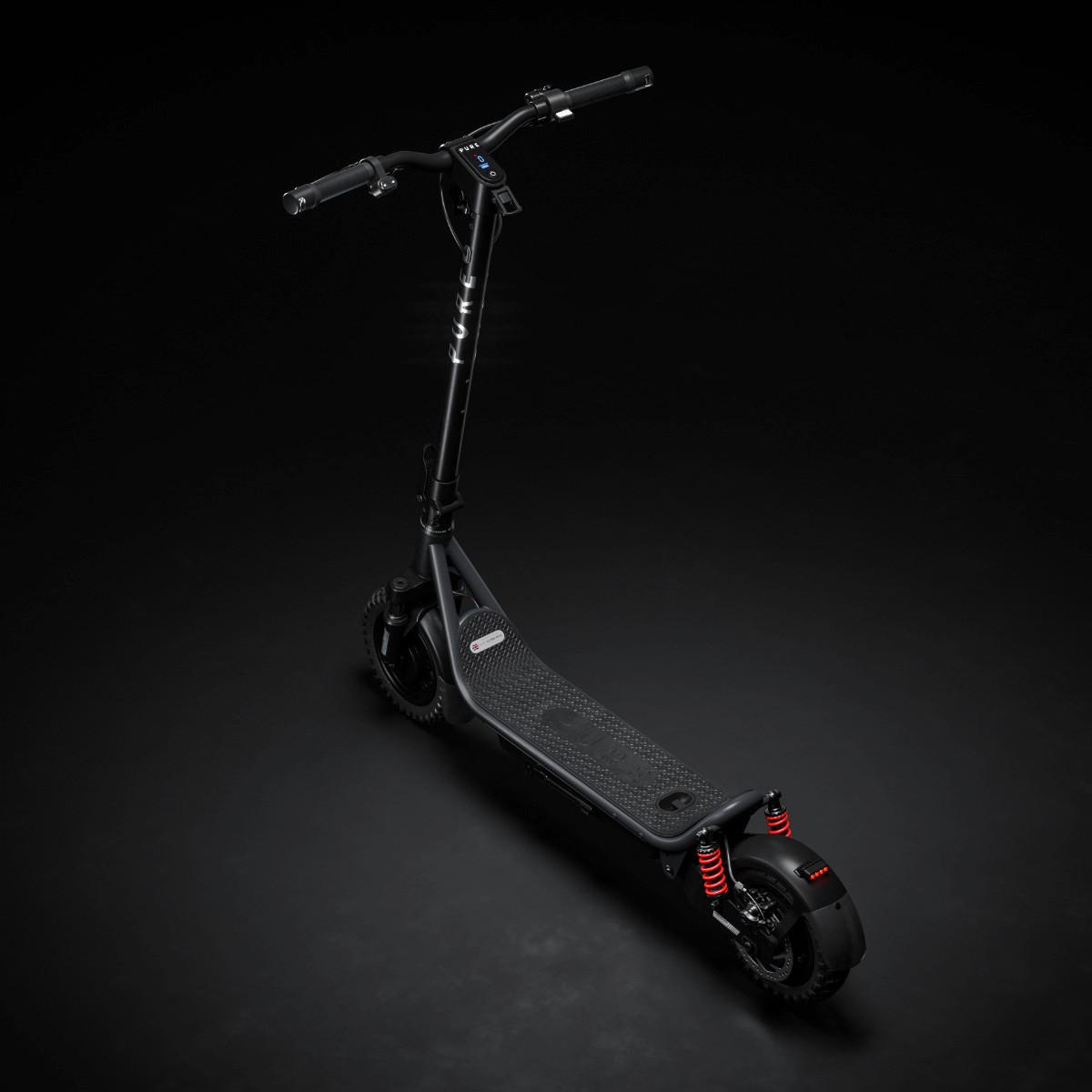 Elektroscooter, CS-PURE-AIR6-U MS-MG, - Schwarz, Basics, Metall (69/120/123cm)