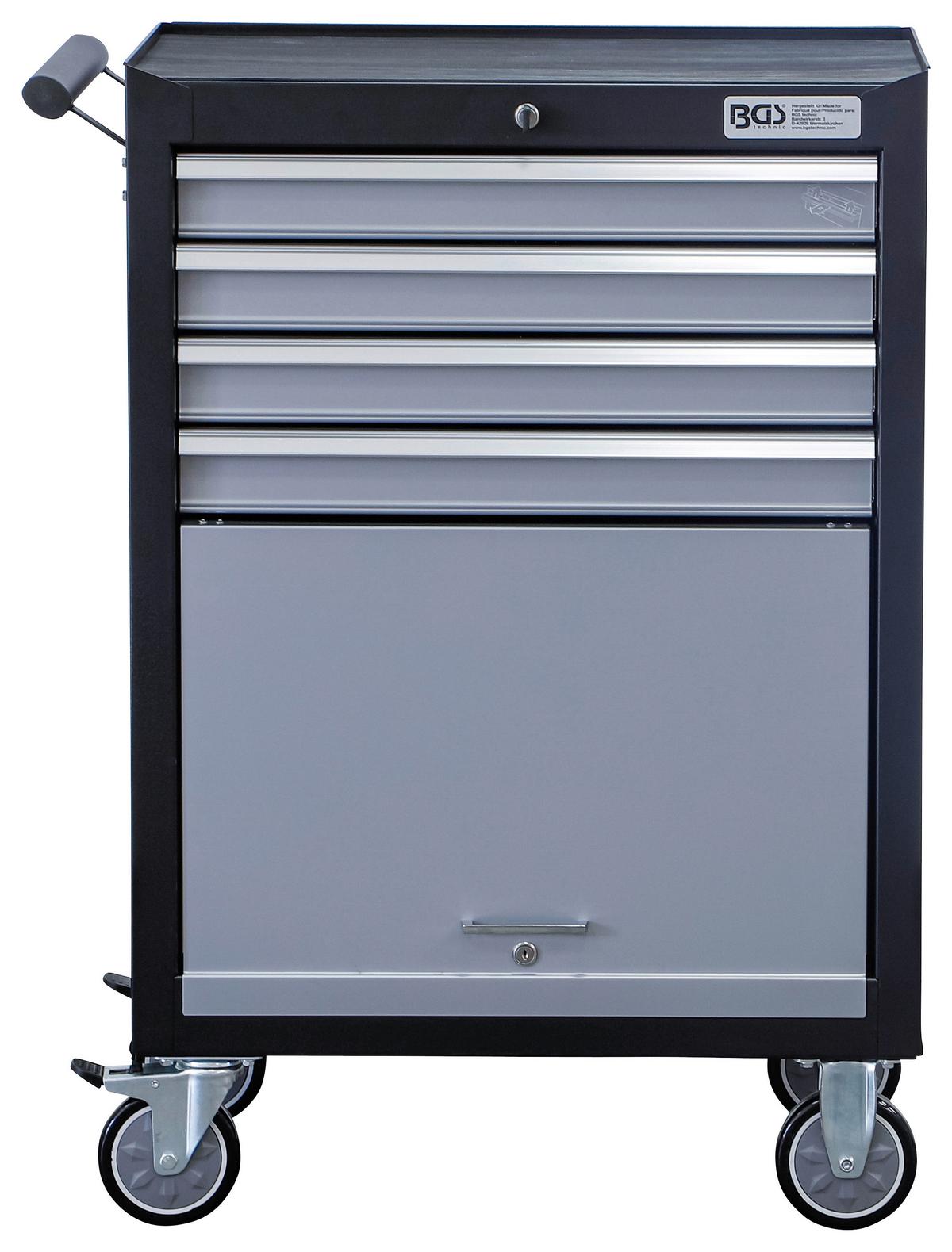 Werkstattwagen 6070 - Schwarz/Grau, Basics (68/101,4/45,8cm)