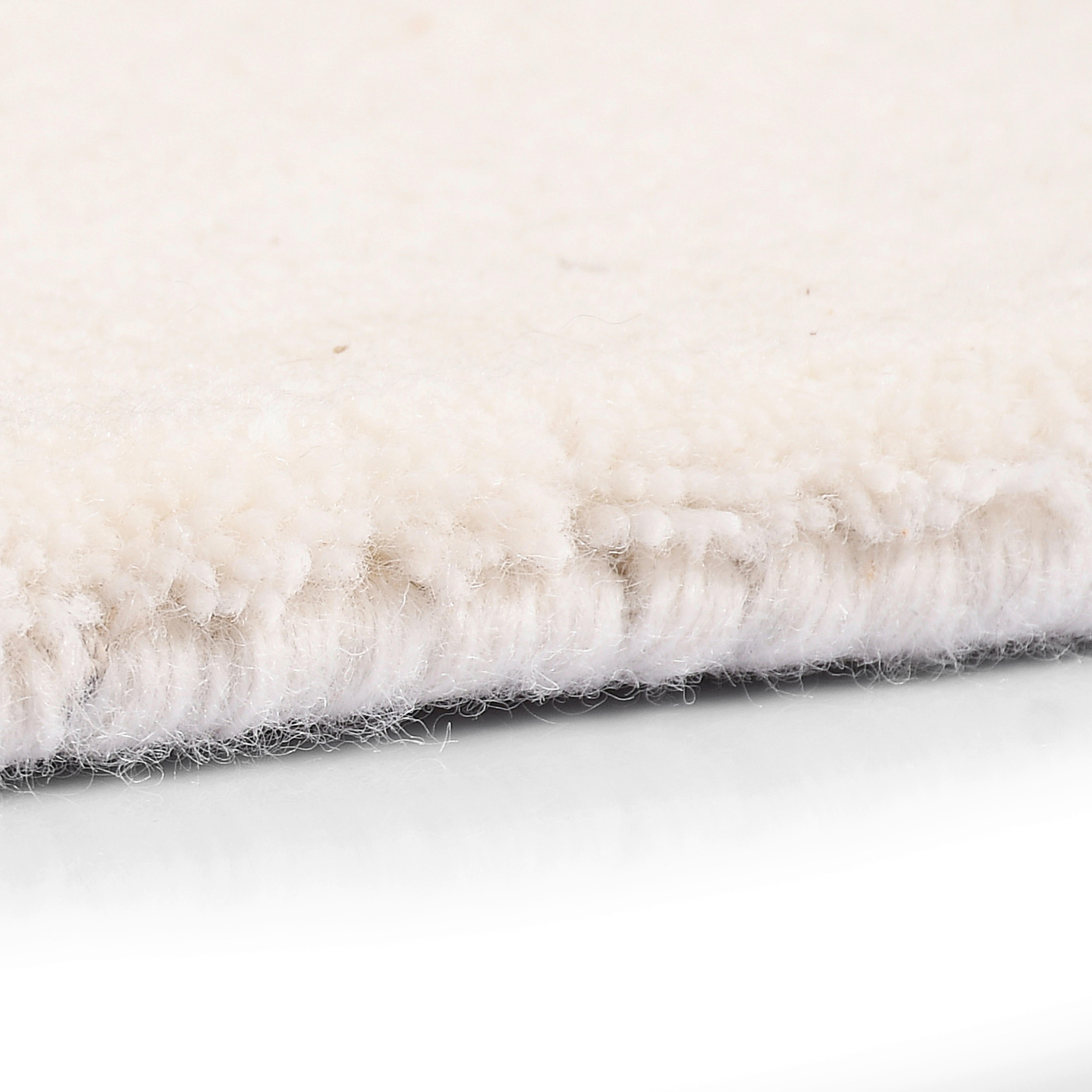 Wollteppich Bermudez Creme Weichteppich - Creme, Basics, Textil (160/230cm)