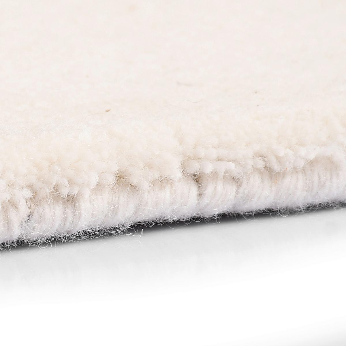 Wollteppich Bermudez Creme Weichteppich - Creme, Basics, Textil (160/230cm)