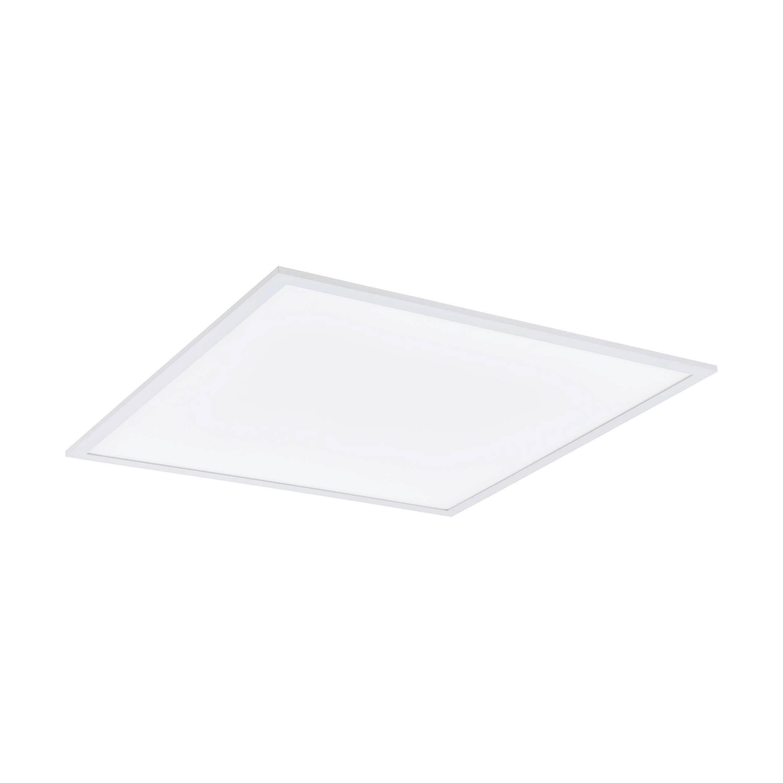 LED-Deckenleuchte Salobrena-B L: 59,5 cm mit Fernbedienung - Weiß, Basics, Kunststoff/Metall (59,5/59,5/5,5cm) - Eglo