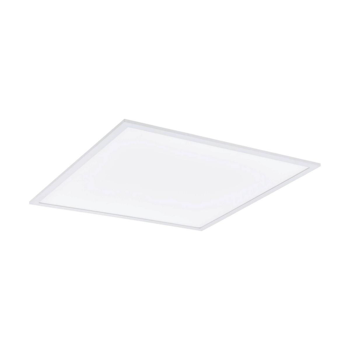 LED-Deckenleuchte Salobrena-B L: 59,5 cm mit Fernbedienung - Weiß, Basics, Kunststoff/Metall (59,5/59,5/5,5cm) - Eglo
