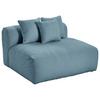 Modul Sofa Bloom 2er-sofa B: 120 Cm Blau - Blau, Trend, Textil (120/70/122cm) - Livetastic