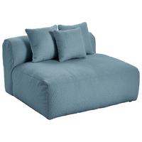 Modul Sofa Bloom 2er-Sofa B: 120 cm Blau - Blau, Trend, Textil (120/70/122cm) - Livetastic