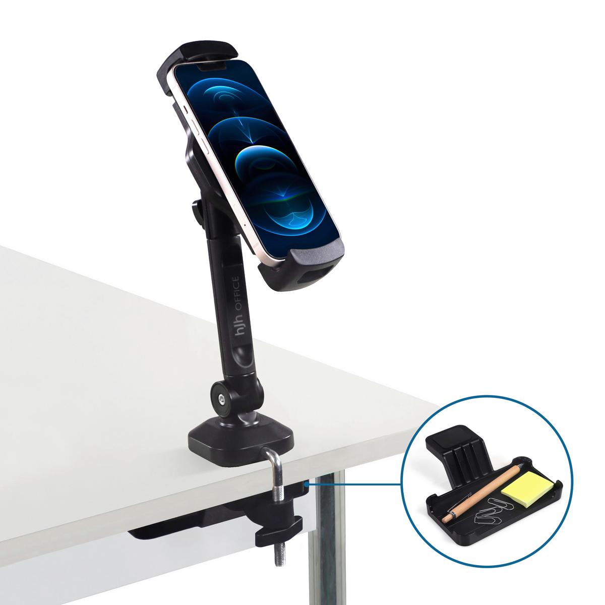 Handyhalterung Flexmobi Iii - Schwarz, MODERN, Kunststoff/Metall (15,5/22cm) - MID.YOU