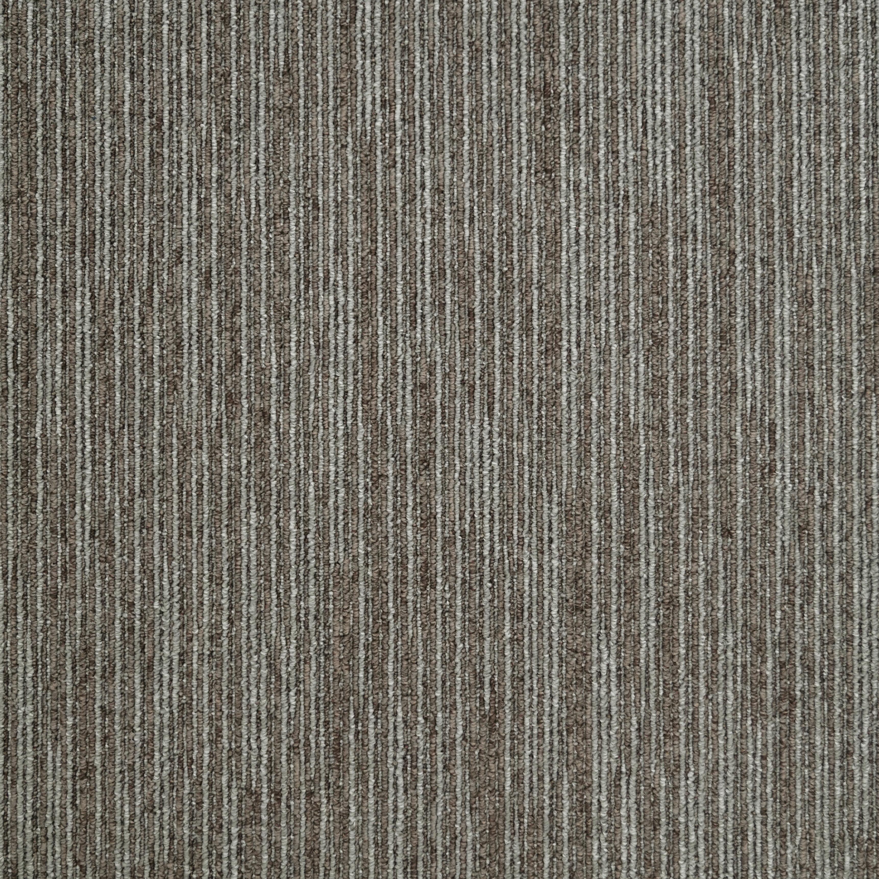 Teppichfliese Grau/hellbraun Ambition 50x50 Cm Florhöhe 3mm - Hellbraun/Grau, Basics, Textil (50/50cm)