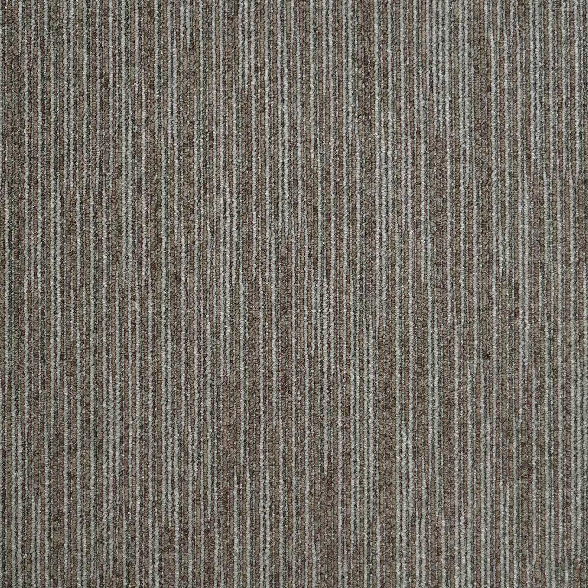 Teppichfliese Grau/hellbraun Ambition 50x50 Cm Florhöhe 3mm - Hellbraun/Grau, Basics, Textil (50/50cm)