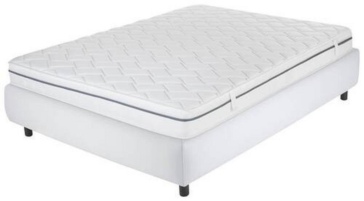 Kaltschaummatratze Air Deluxe 140x200 cm H2/H3 H: 23 cm - Weiß, Basics, Textil (140/200cm) - MID.YOU