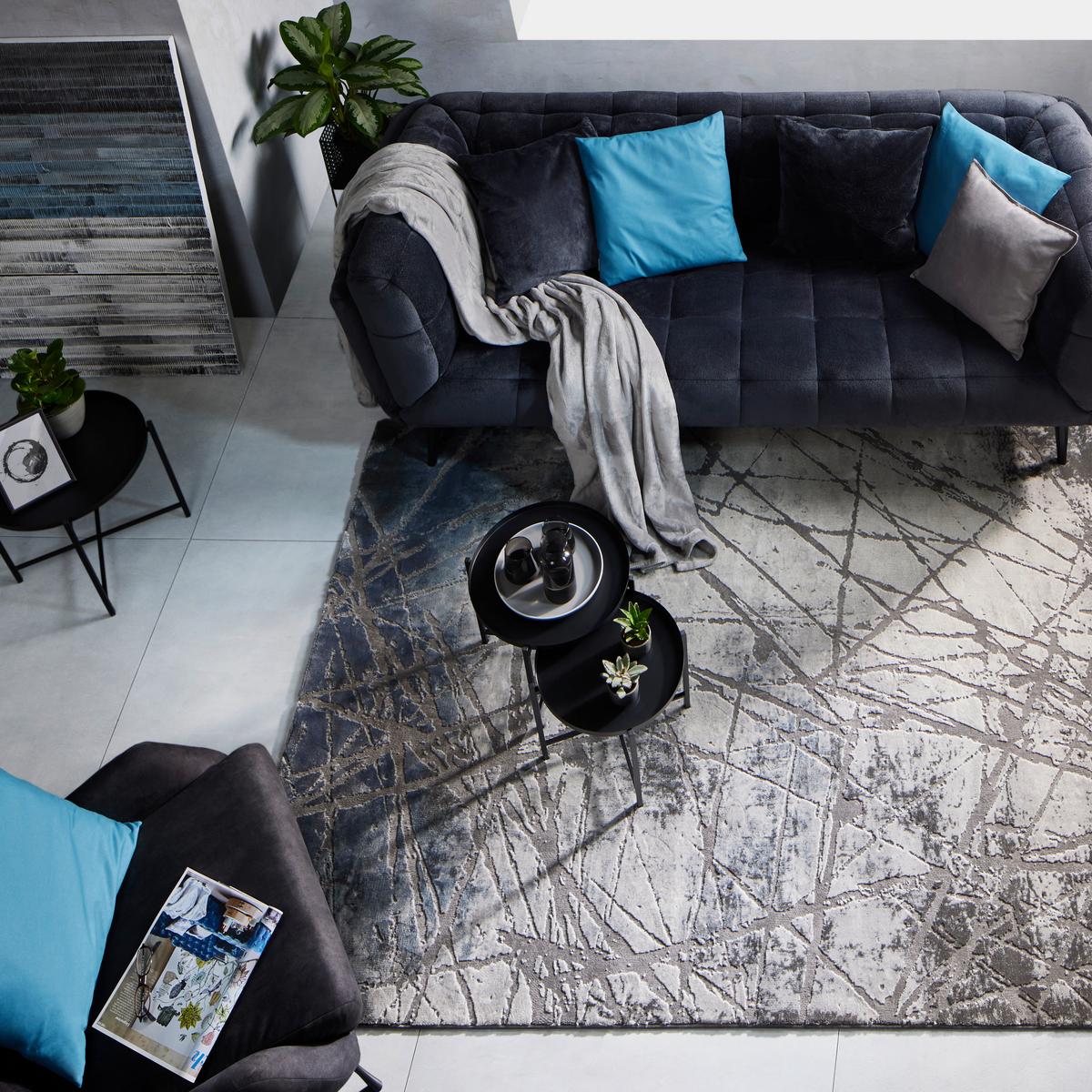 TKANÝ KOBEREC Manchester 1, 80/150cm, sivá - sivá, Modern, textil (80/150cm) - Mömax