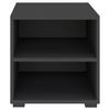 Regal Unit -Elements Mini B: 45,6 cm Anthrazit - Anthrazit/Schwarz, MODERN, Holzwerkstoff (45,6/44,8/40cm) - Ondega