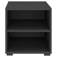 REGÁL UNIT-ELEMENTS MINI - černá/antracitová, Moderní, kompozitní dřevo (45,6/44,8/40cm) - Ondega