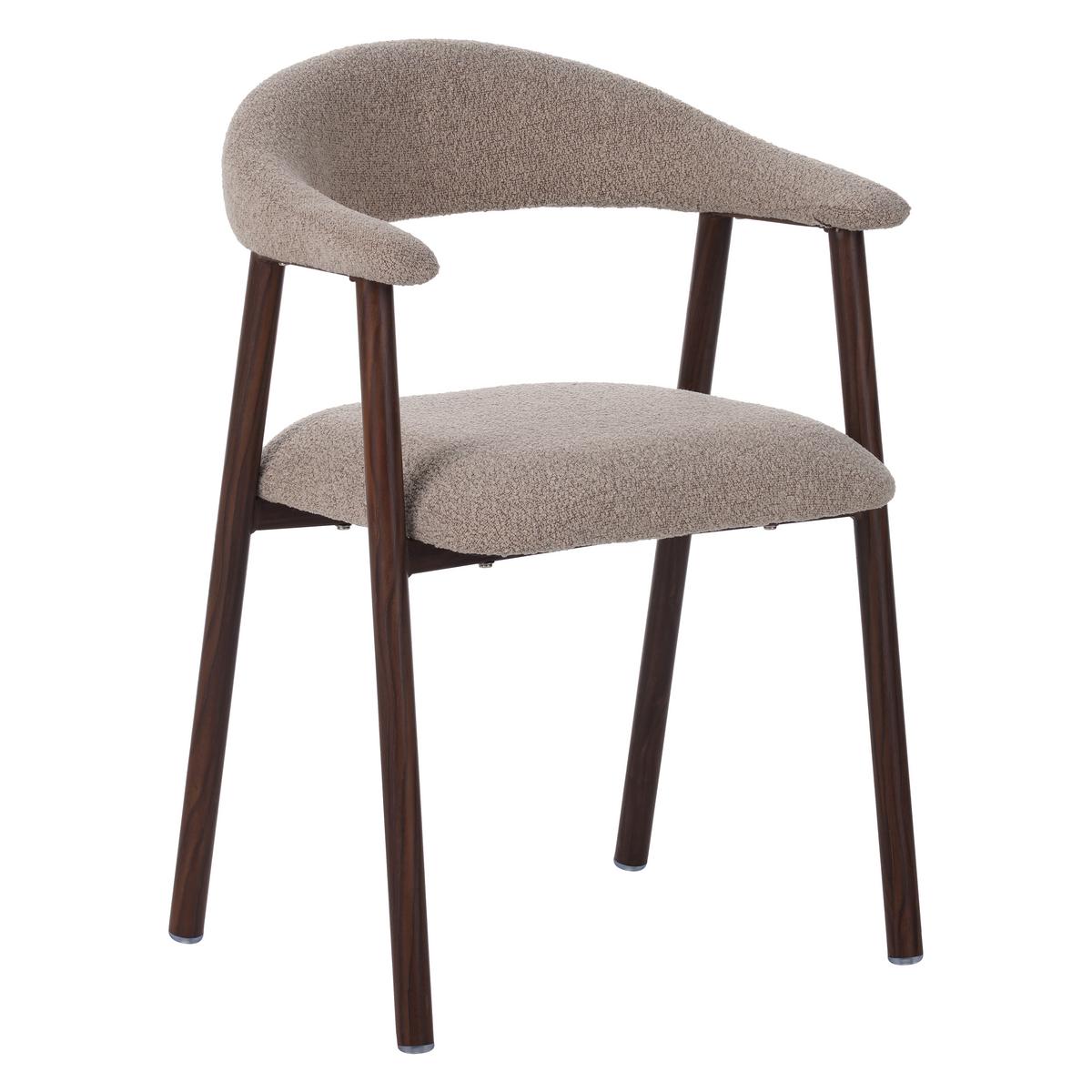 ARMLEHNSTUHL-SET Suki Sandfarben B: 55cm - Sandfarben, MODERN, Textil/Metall (55/82/55cm) - Livetastic