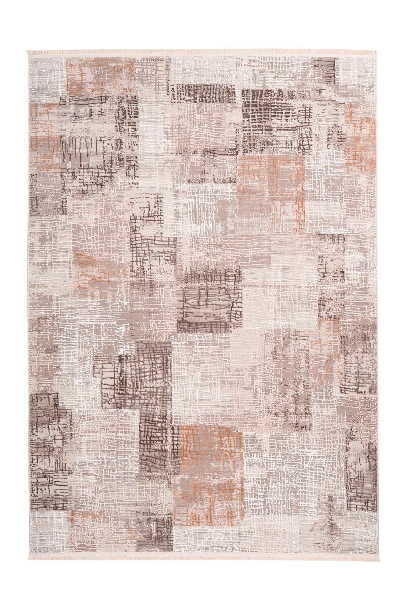 Webteppich Grau/Silberfarben Akropolis 80x150 cm - Silberfarben/Grau, Design, Textil (80/150cm) - Kayoom
