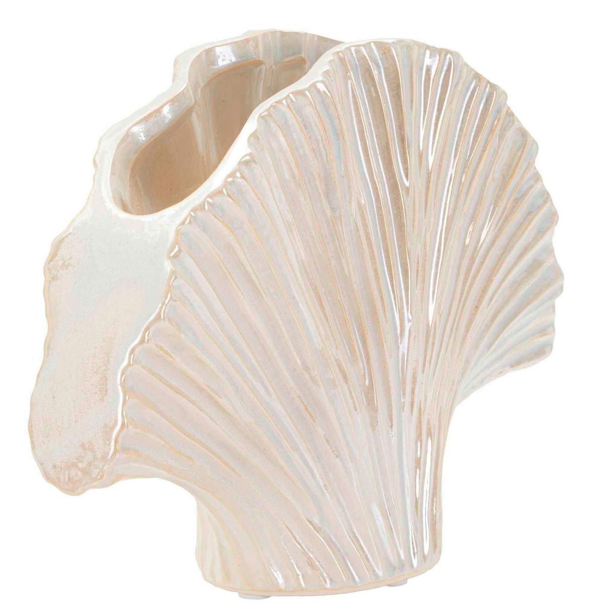 Vase Pot Perly Perlmutt B: 27 Cm - Perlmutt, Basics, Keramik (27/19/8cm)