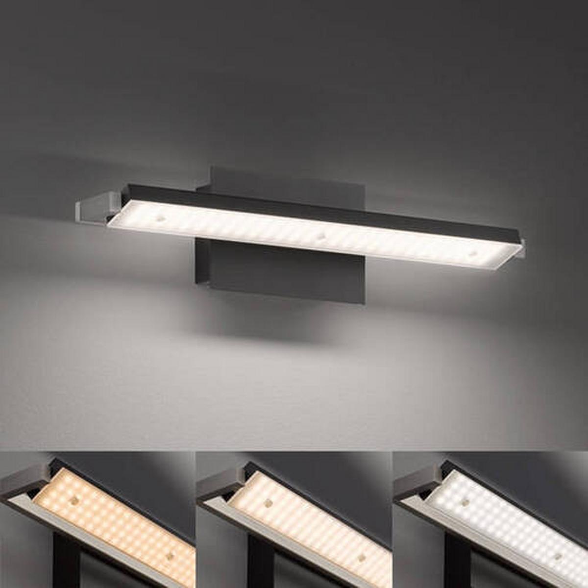 LED-Wandleuchte 30278 Pare - Schwarz/Weiß, Design, Kunststoff/Metall (10/40/11cm) - Fischer & Honsel
