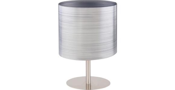 Tischlampe Sulli Silberfarben mit Schalter - Silberfarben/Nickelfarben, ROMANTIK / LANDHAUS, Kunststoff/Metall (18/10/25cm) - James Wood