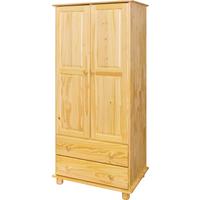 Kleiderschrank Kiefer Natur Naturfarben B: 82 Cm - Naturfarben, Natur, Holz (82/177/52cm) - Livetastic