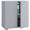 Aktenschrank Lona Grau Dekor B: 70 cm - Grau, Basics, Holzwerkstoff (70/74/39cm) - MID.YOU