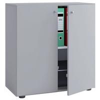Aktenschrank Lona Grau Dekor B: 70 cm - Grau, Basics, Holzwerkstoff (70/74/39cm) - MID.YOU