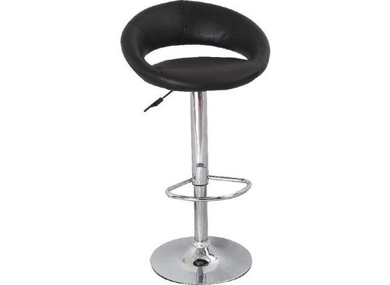 Bárszék Scott - Fekete, modern, Műanyag/Fém (56/82-103/50cm) Bárszék Scott - Fekete, modern, Műanyag/Fém (56/82-103/50cm)