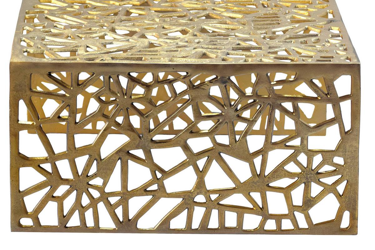 COUCHTISCH Goldfarben L: 60cm - Goldfarben, Design, Metall (60/60/31cm) - Livetastic