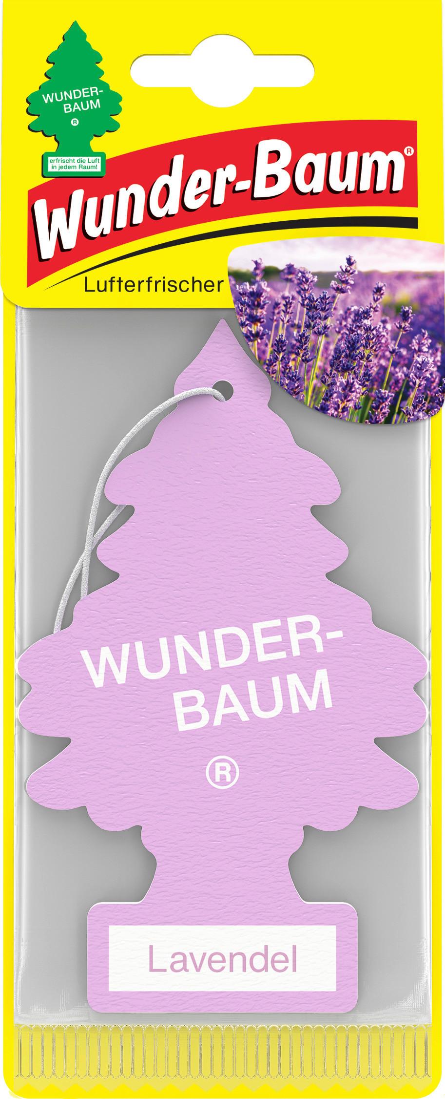 Autóillatosító Wunderbaum Levendula Illat - lila, fa