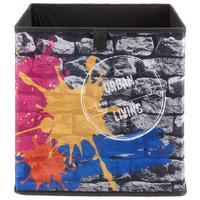 ÚLOŽNÝ BOX POPPI 6 - viacfarebná, kartón/textil (32/32/32cm) - Mömax