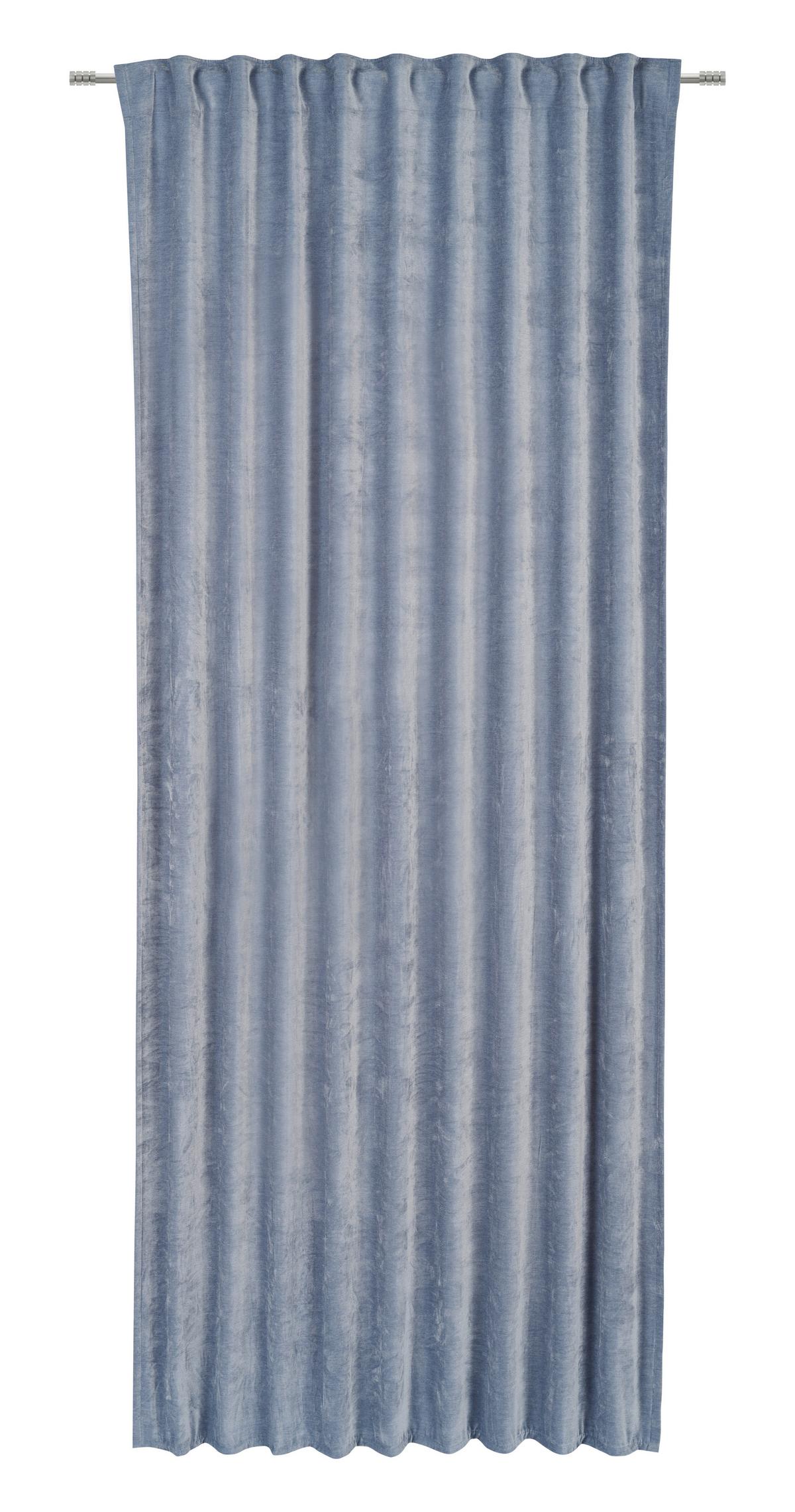 HOTOVÝ ZÁVĚS CASPER - modrá, Konvenční, textil (140/245cm) - Mömax