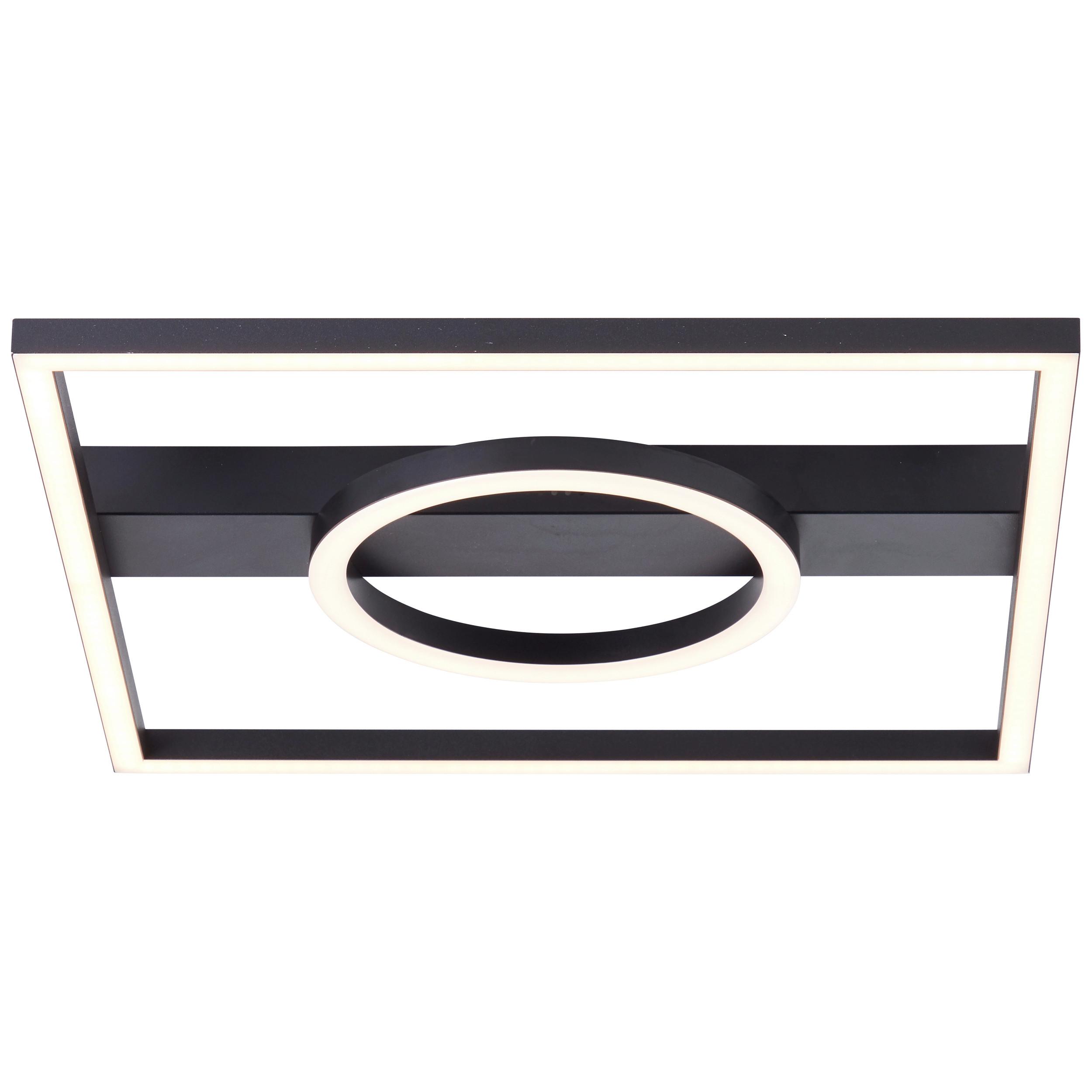 LED-PANEEL G99929A06 MAUREEN - Schwarz, Design, Kunststoff/Metall (40/42/5cm) - Brilliant