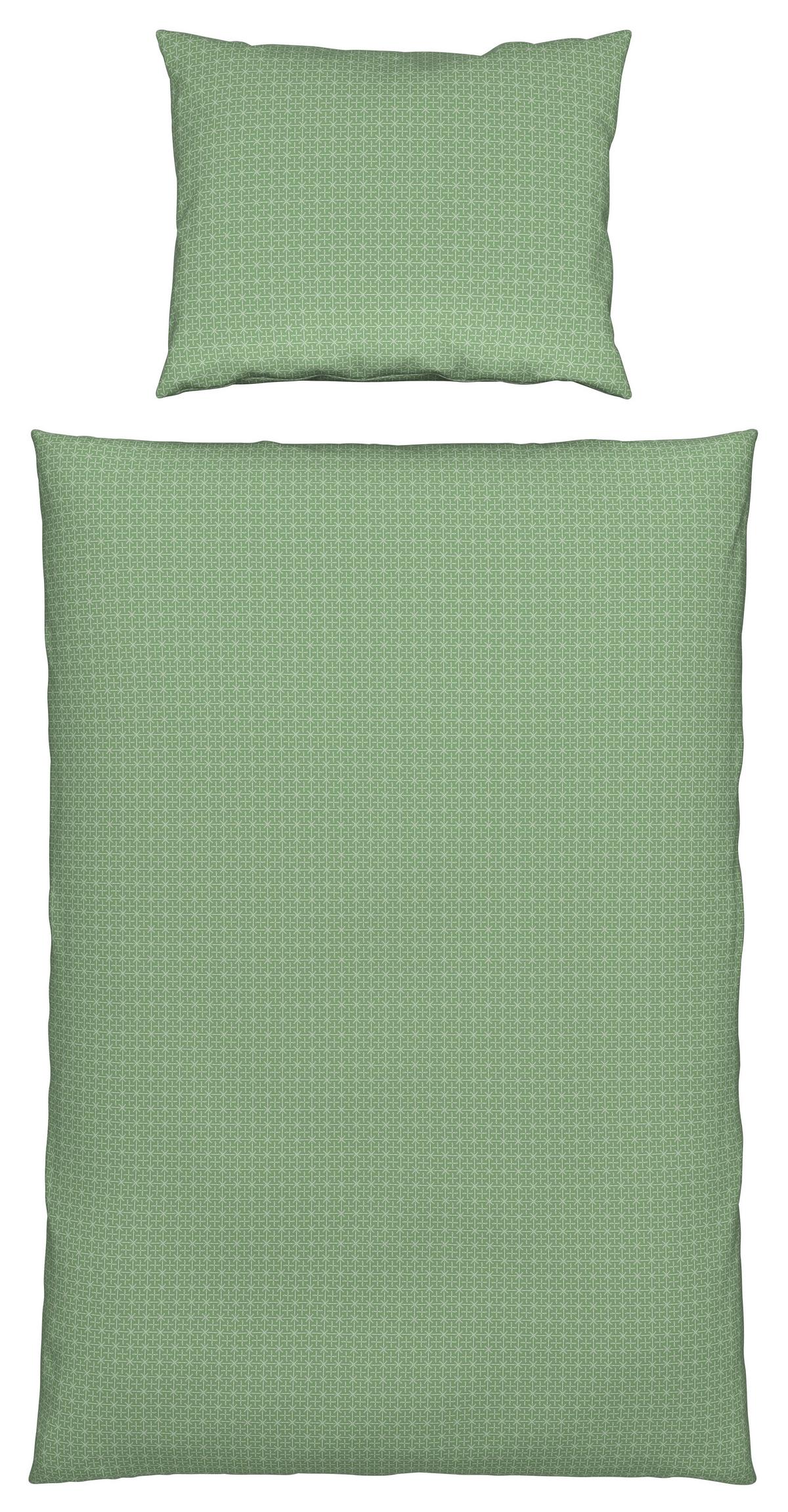 POSTEĽNÁ BIELIZEŇ Laura, 140/200cm, zelená - zelená, Konventionell, textil (140/200cm) - Modern Living