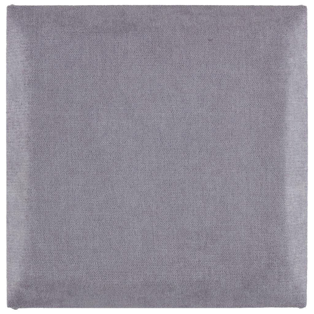 Polsterpaneel 2er-Set 30x30 cm quadratisch, Dunkelgrau