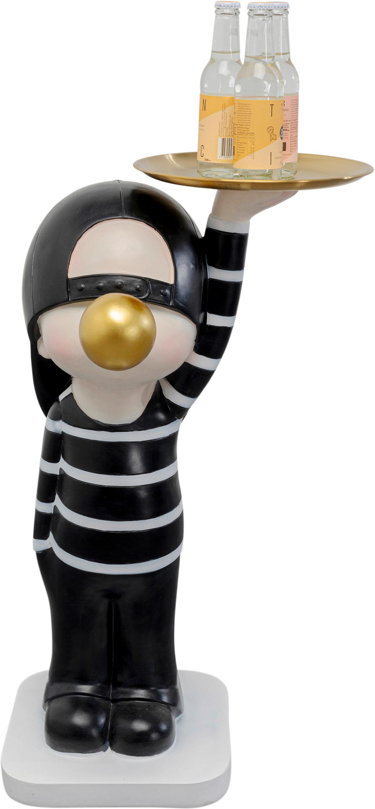 Príručný stolík BUBBLE BOY - viacfarebná/mosadzná, Modern, kov/plast (42/74/34cm) - Kare-Design
