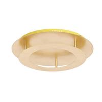 Led-deckenleuchte 98-66190 Merle - Goldfarben, Design, Metall (50/50/8cm)