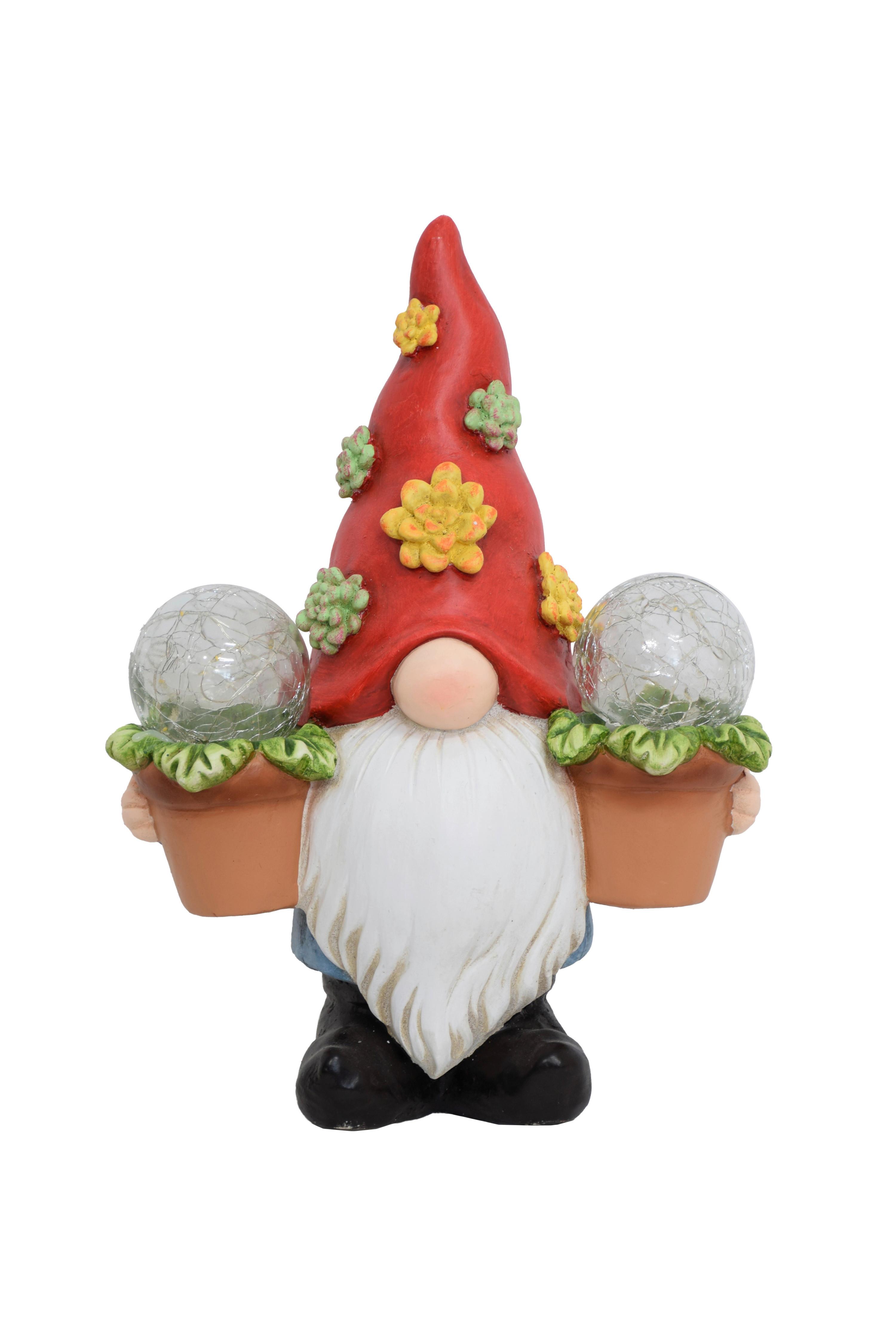 Szolárlámpa Dani - piros, Basics, műanyag/Üveg (28/15/38,5cm) - Ondega