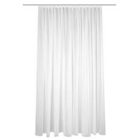 KUSOVÁ ZÁCLONA DAFNE - biela, Basics, textil (600/145cm) - Schmidt W. Gmbh